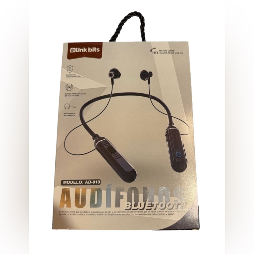 Link Bits Red Bluetooth Earphones